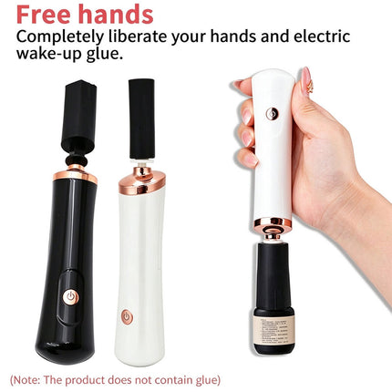Electric Eyelash Glue Shaker Nail Lacquer Shaker 6PCS Heads for Eyelash Glue Ink