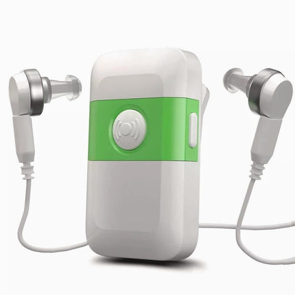 Portable Hearing Aids Sound Voice Amplifier In Ear Hearing Enhancer Pocket White