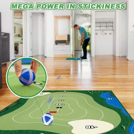 The Indoor Casual Golf Game Set Golf Hitting Mats Golf Putting Royale Golf Game
