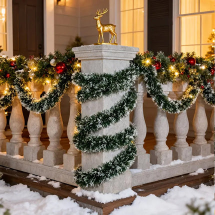 10 Pcs Christmas Tinsel Party Xmas Garland Decoration Tree Home Decor