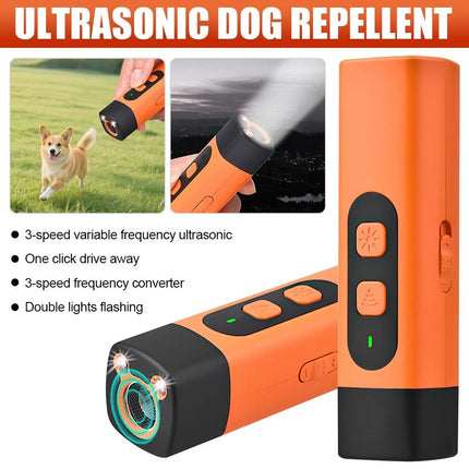 Long-range Ultrasonic Rechargeable Dog Bark Deterrent and Behavior Adjuster