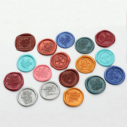 DIY Custom Stamps Wax Seal Box Kit Detachable Stamp Spoon Sealing Gift