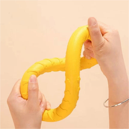 Dog Flying Ring Toy Floating Disc Outdoor Fitness Durable Interactive Chew Toys