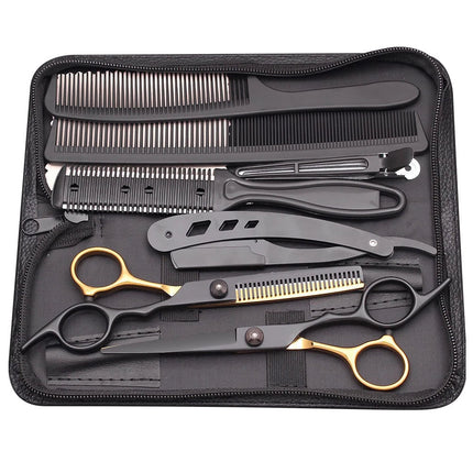 Professional Salon Barber Hairdressing Hair Cutting Thinning Scissors Shears Set