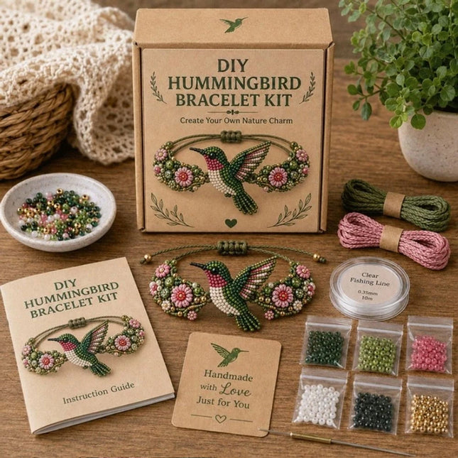 Animal Beaded Jewelry Craft Supplies DIY Bracelet Kit Gift Giving Bird