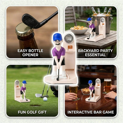 Golf Ball Wine Bottle Opener Novelty Metal Corkscrew for Party Games Barware