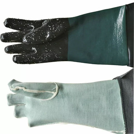 Sandblaster Sandblasting Gloves for Sand Blasting Cabinet Sandblast Glove 1 Pair