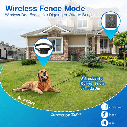 Anti Barkingelectric Shock Dog Pet Training Electroniccollarobeys Remote