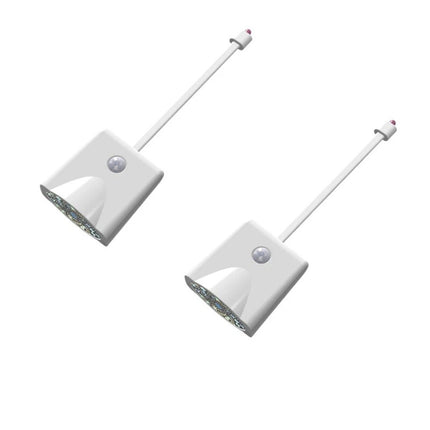2PCS Toilet Bowl LED Night Light Motion Activated Seat Sensor Bathroom Lamp Light