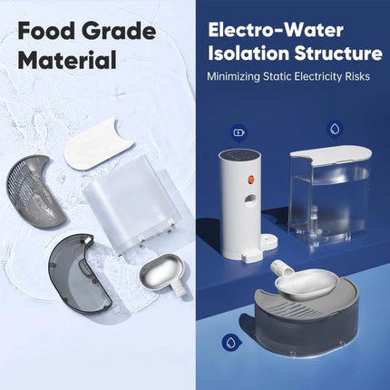 3L Smart Wireless Pet Water Fountain No Need Filter Cat Dog Drinking Water Bowl