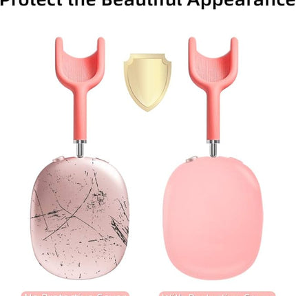 For Apple Airpods Max Headphone Case Cover Shockproof Silicone Full Protector Pink