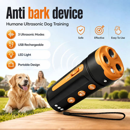 Outdoor Anti Bark Device Ultrasonic Dog Barking Control Stop Repeller Trainer