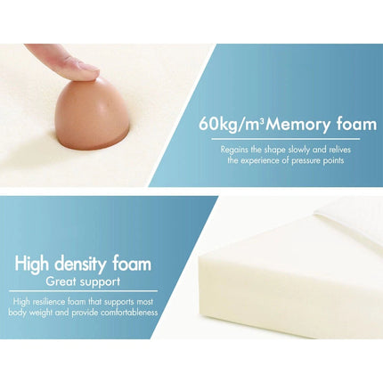 Bed Wedge Pillow Cool Gel Memory Foam Back Leg Elevation Bamboo