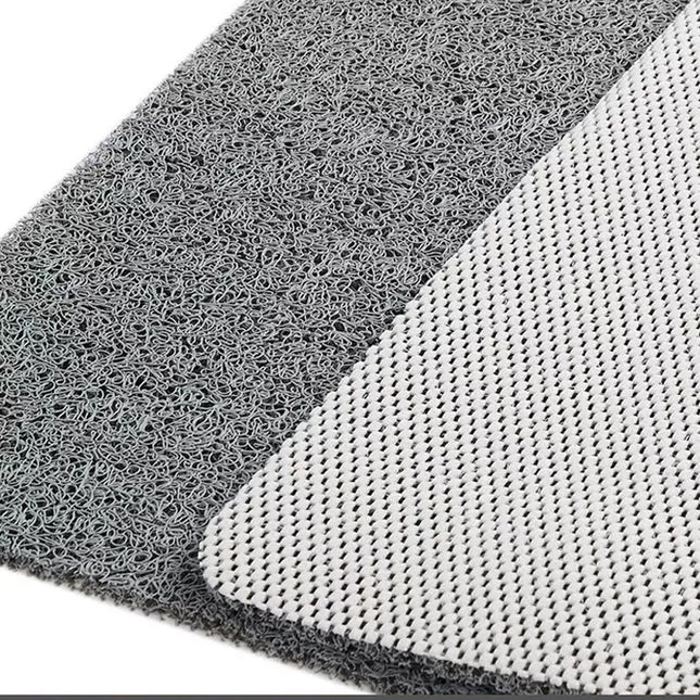 Super Comfy Shower Mat Non Slip Bathroom Pad Never Stain or Blocks Drain 60*80CM - Grey