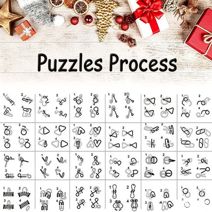 BrainTeaser Puzzle Fidget Toy Christmas Countdown Advent Calendar Xmas Gift