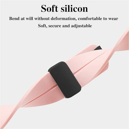 Pink Samsung Galaxy Watch Band Strap Series 7 6 Classic 5 Pro 4 40mm 44mm Silicone 47
