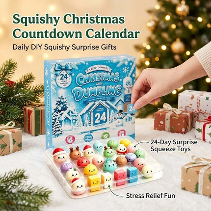 Christmas Squishies Advent Calendar 2026 Countdown Calendar, 24 Squish Toys