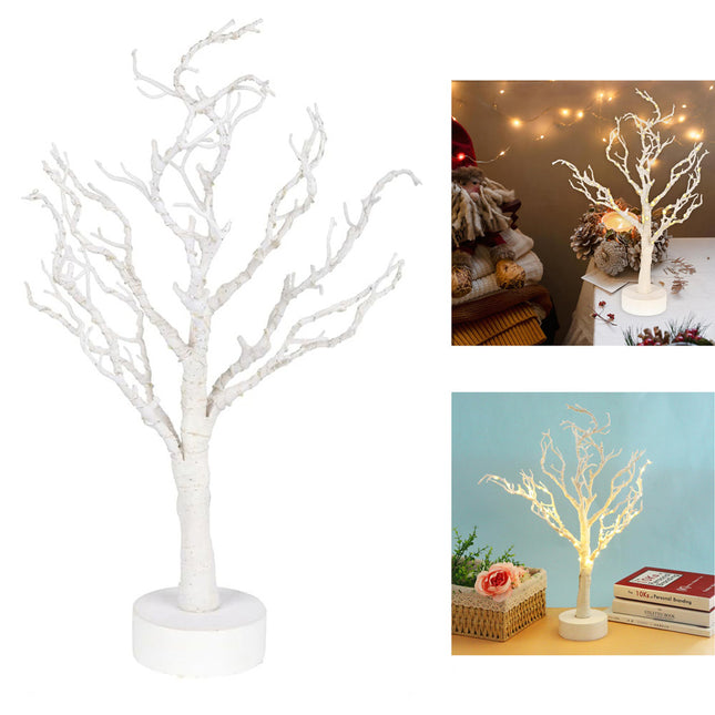 LED Floor Lamp for Home Decoration Party Shining Branch Christmas White Birch