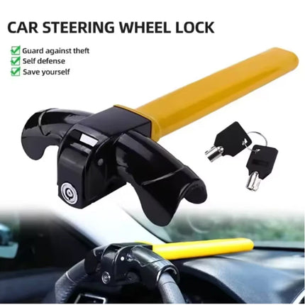 Car Steering Wheel Lock T-Type Anti-Theft Lock for Vehicle Security Protection
