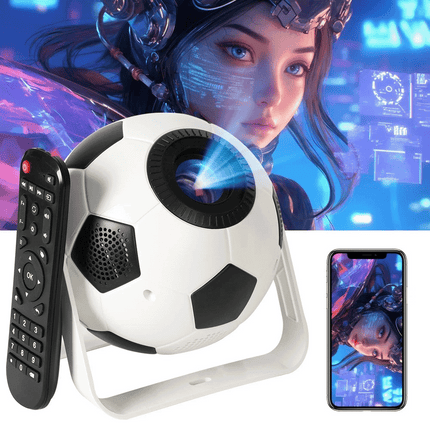 Mini Portable LED Projector For Android 11 Bluetooth Theater 4K Electronic Focus