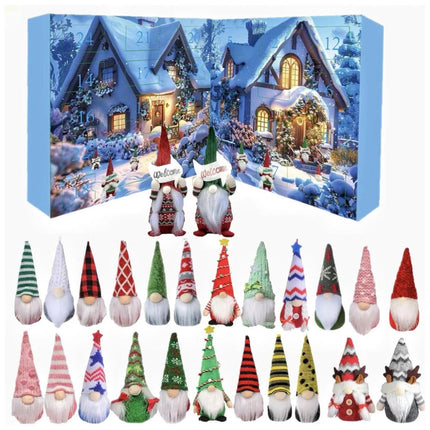 Gnome Advent Calendar 2026 24 Days Christmas Countdown Calendar with 24 Gnomes