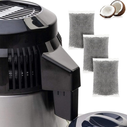 50 Pack Activated Carbon Charcoal Filter Bags Kit For Water Distiller Purifier