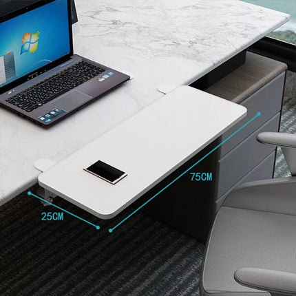 Foldable Ergonomics Desk Extender Tray ClampOn Table Mount Keyboard Drawer-Tray