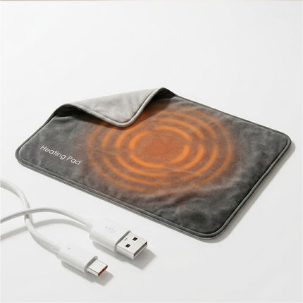Portable USB Type-C Powered Electric Blanket Thermal Warmer Wrap Heating Pad