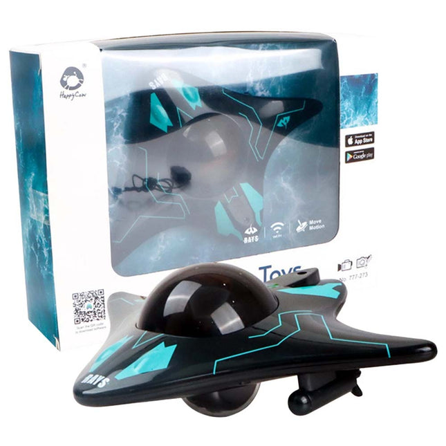 6CH RC Submarine Boat w/ Camera WiFi FPV Underwater Remote Control Toy Gift