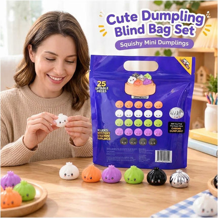 Crazy Fun Extra Mini Mystery Dumpling Chrome Edition 25 Pack Xmas Gift