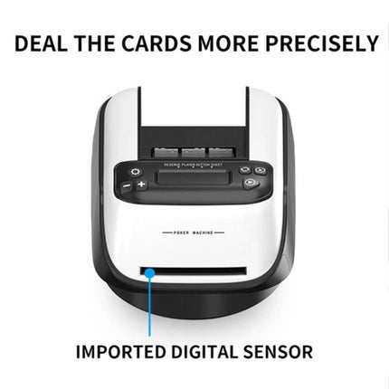 Automatic Card Shuffler and Dealer, 2 in 1 360° Rotating Card Shuffling+Dealing