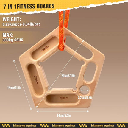 Climbing Hangboard Rock Climbing Training Rock Climbing Fingerboard Wood    1PACK