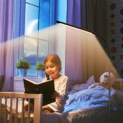 LED Floor Lamp 360° Adjustabe Standing Light Reading Eyelash Gooseneck Light AU