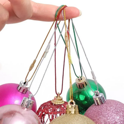 200X Christmas Ornament String Precut Hanging Rope For Xmas Ball Decor DIY 20cm