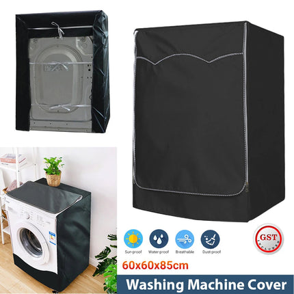 Waterproof Dustproof Washing Machine Top Cover Protect Front Load Washer Dryer(60x60x85cm)