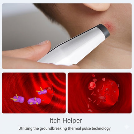 Rechargeable Mosquito Bite Relief Pen Physical Itch Soother for Insect Sting Bite Itching Pen