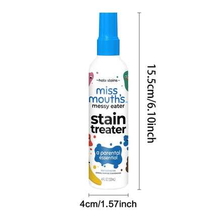 3*120ml Miss Mouth's Messy Eaters Stain Treater Spray Strength Spot Cleaner