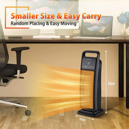 2000W Ceramic Tower Air Conditioner 3 Modes Portable Oscillating Remote Control