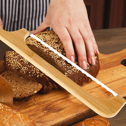 Bread Bow Cutter for Right or Left-Handed Use Stainless Steel Bread Cutting