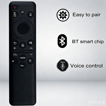 Universal Battery Operated Remote with Voice Control for Samsung Television