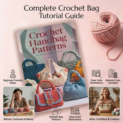 Crochet Bag Patterns: Stunning Crochet Bag Designs Paperback