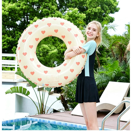 Retro Inflatable Swimming Ring, Retro Style Summer Beach Pool Float 74CM