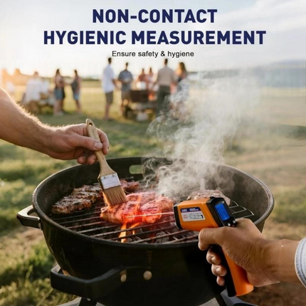Infrared Thermometer Non-Contact Digital Temperature Meter for Cooking BBQ Kitchen