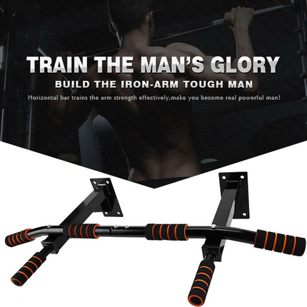 Chin Up Strength Training Horizontal Bars Exercise Wall Mounted Pull Up Bar