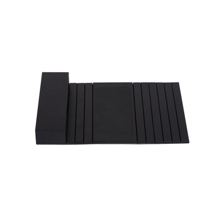 Home Flexible Bamboo Sofa Arm Tray With Remote Pocket Caddy Organiser