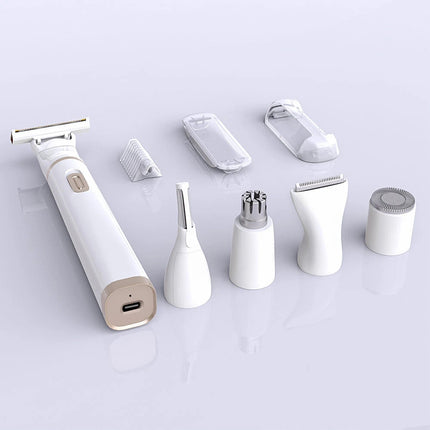 5 in 1 Electric Women Shaver Hair Arm Leg Bikini Face Remover Razor Trimmer