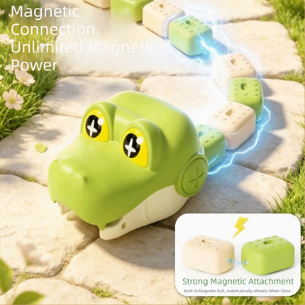 Magnetic Hungry Snake Game Toy Eating Itself, Remote Control Eating Snake Toys