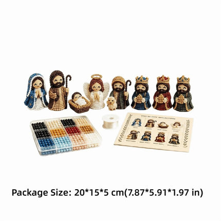 3D Beaded Craft Kit Classic Christmas Collection Gift