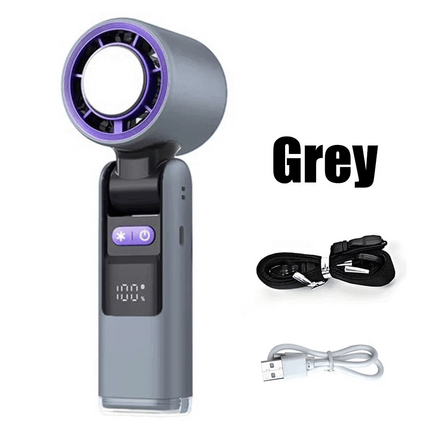 3in1 Strong Wind Cooling Fan Portable Handheld Turbo Fan Speeds Neck Blower Mini