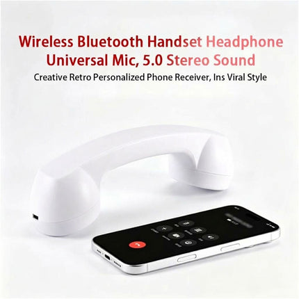 1Pcs Cordless Telephone Handset Retro Wireless Mobile Phone Receivers
